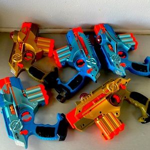 Lot of 5 Nerf gun Laser Tag